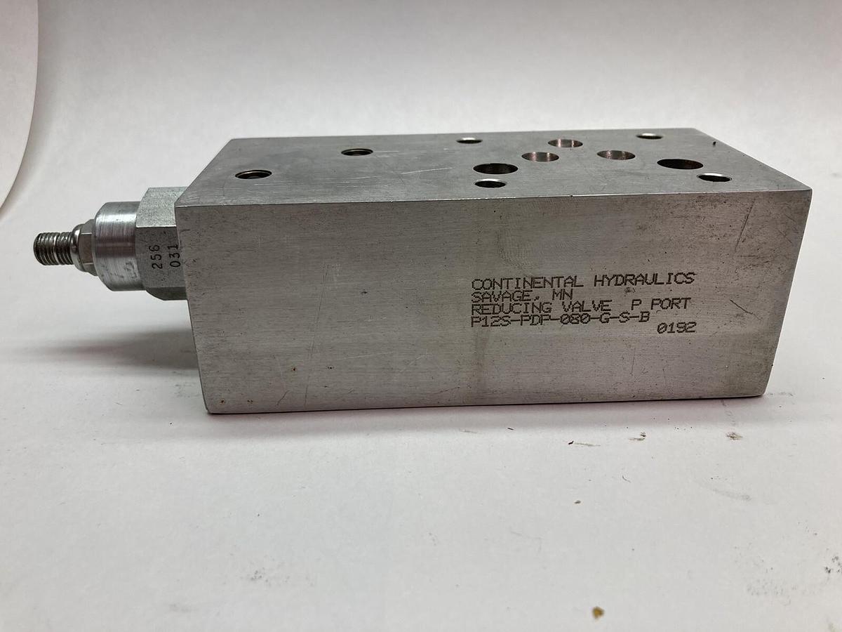 Used Continental Hydraulics,P12S-PDP-080-G-S-B,Valve