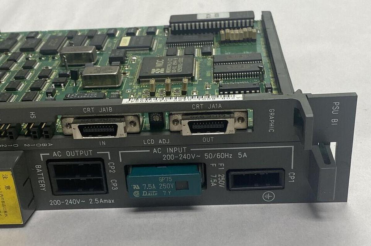 Used FANUC,A16B-1212-0871,POWER SUPPLY WITH A20B-8001-0480 CONTROL UNIT GRAPHIC PCB
