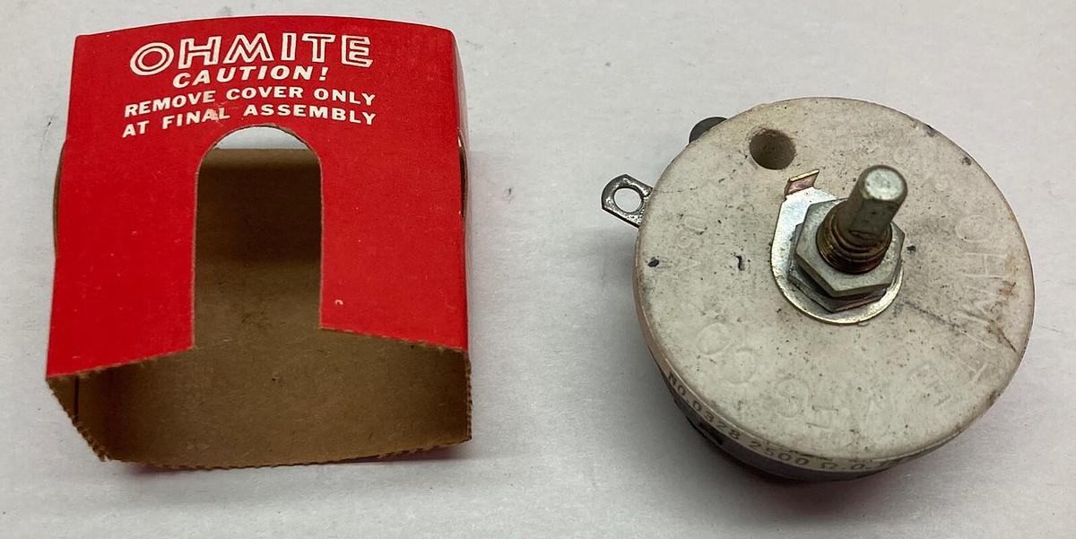 Ohmite,0328 2500,Rheostat 0.14A Series 7829