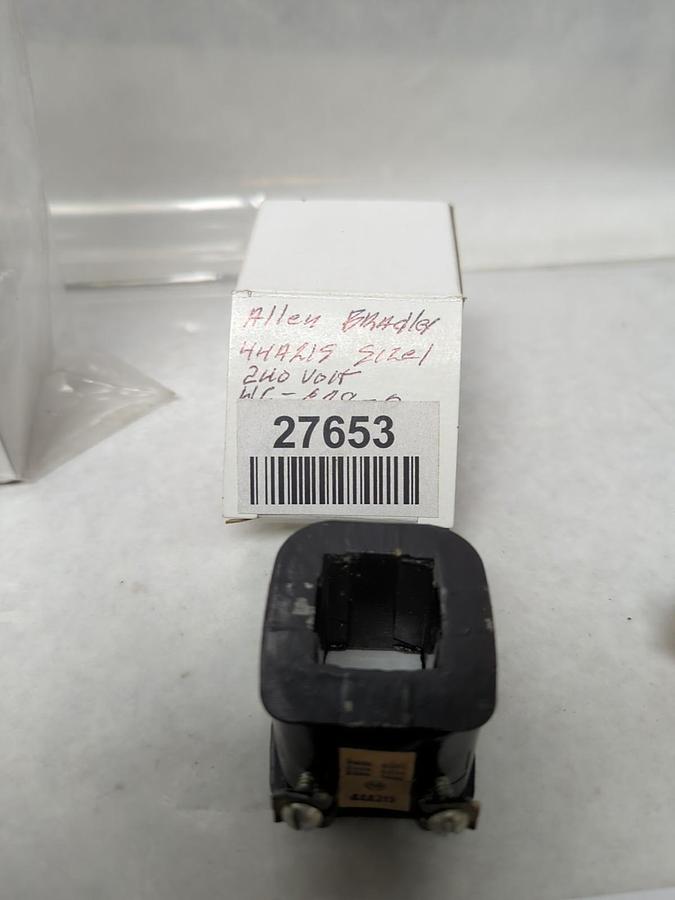 Used ALLEN-BRADLEY,44A215,COIL SIZE 1 LOT OF 5 PRE-OWNED