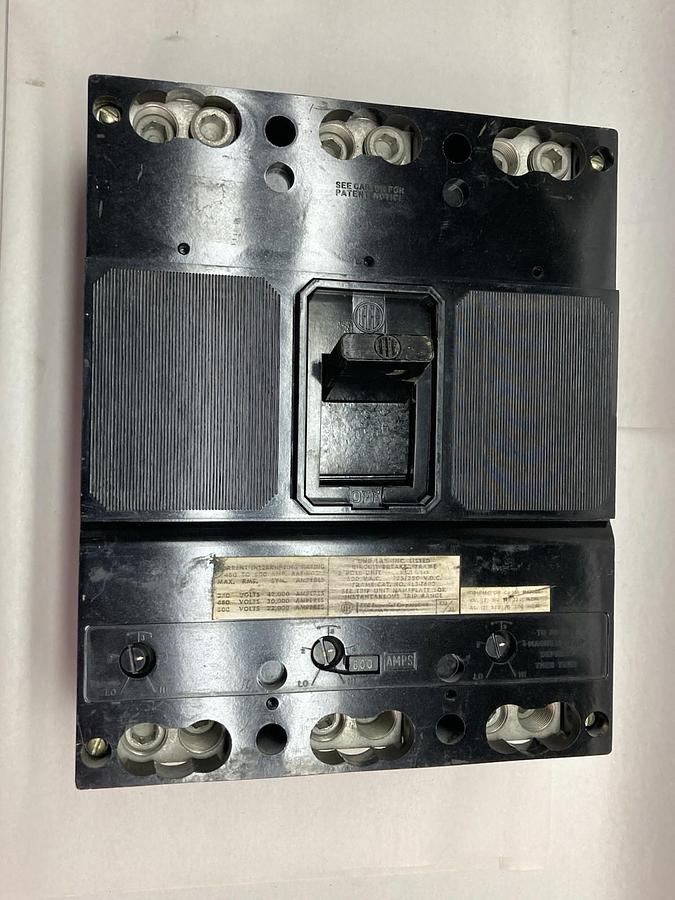 Used ITE,JL3-F600,3-Pole Circuit Breaker Trip Unit 600A 125/250VDC