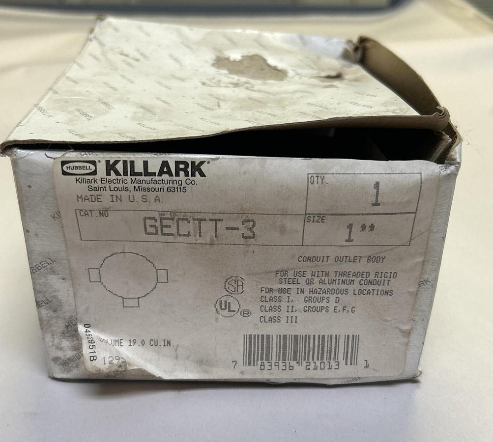 KILLARK,GECTT-3,CONDUIT OUTLET BODY NOS