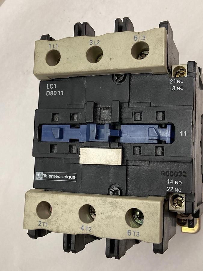 Telemecanique,LC1 D8011,Contactor 48V 50/60Hz 125A