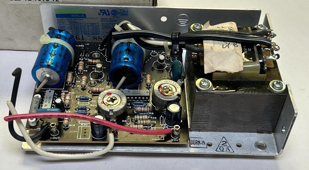 Used SOLA HD,SLD-12-1010-12,POWER SUPPLY