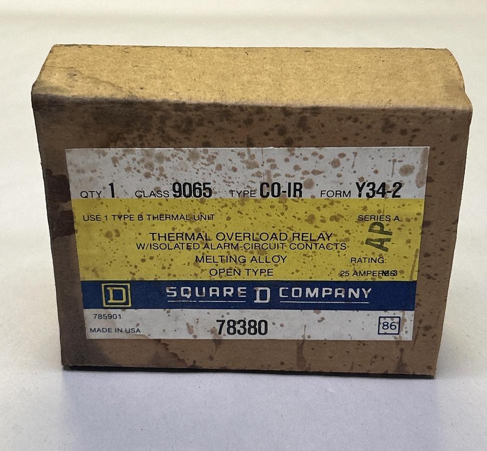 SQUARE D,9065C0-1R,THERMAL OVERLOAD RELAY NOS