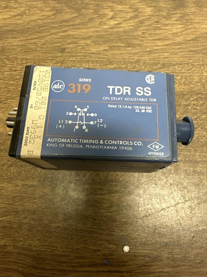 Used ATC,319 TDR SS,Automatic Timer