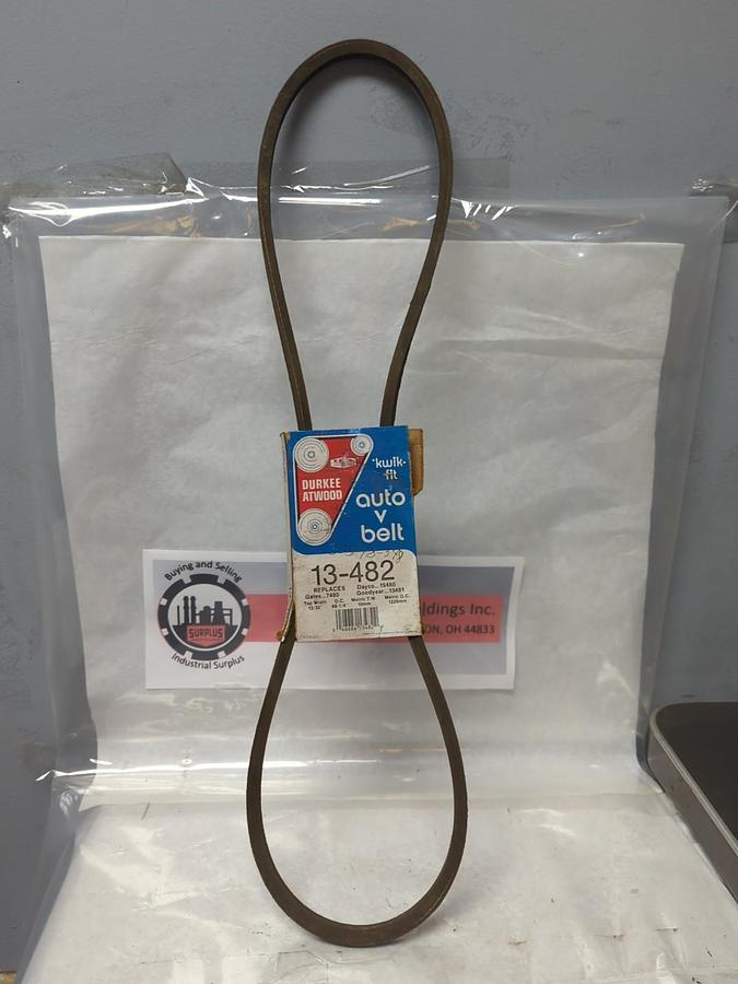 DURKEE ATWOOD,13-482,KWIK FIT AUTO V-BELT NOS