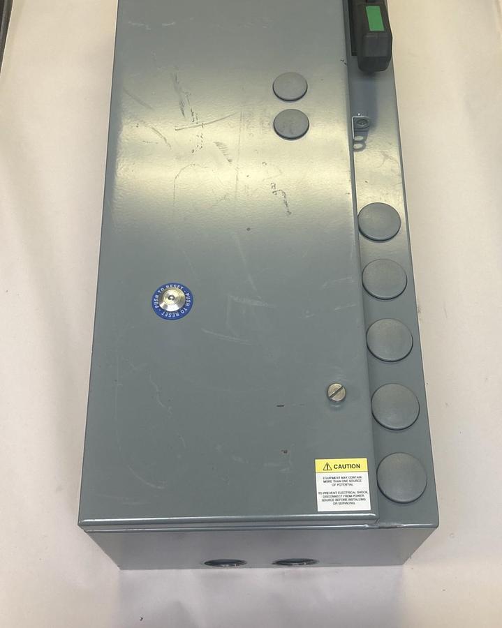 Used ALLEN BRADLEY,512-BFB-6P-24R,COMBINATION STARTER DISCONNECT SIZE 1
