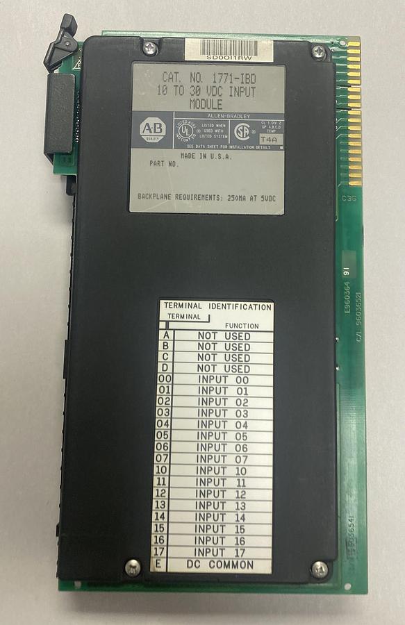 Used ALLEN-BRADLEY,1771-IBD,INPUT MODULE