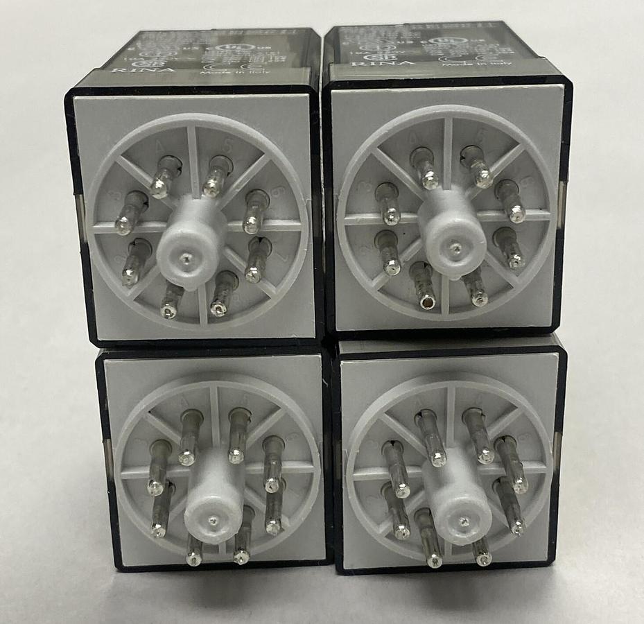 Used ALLEN BRADLEY,700-HA32Z24,SER D GENERAL PURPOSE RELAY LOT OF 4