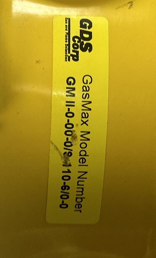 Used GDS,GMII-0-00-0/9-110-6/0-0,GAS MONITOR W/ 49000000100-l00 GAS DETECTOR