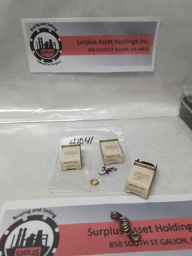 CUTLER-HAMMER,H1041,OVERLOAD HEATER ELEMENT LOT OF 3 NOS