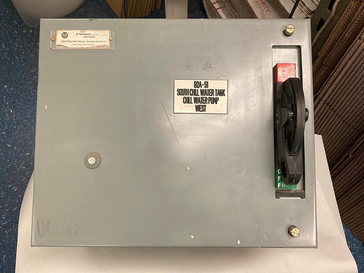 Used Allen-Bradley,2100 2112B,Size 1 Fused MCC 12 INCH Starter Feeder Bucket