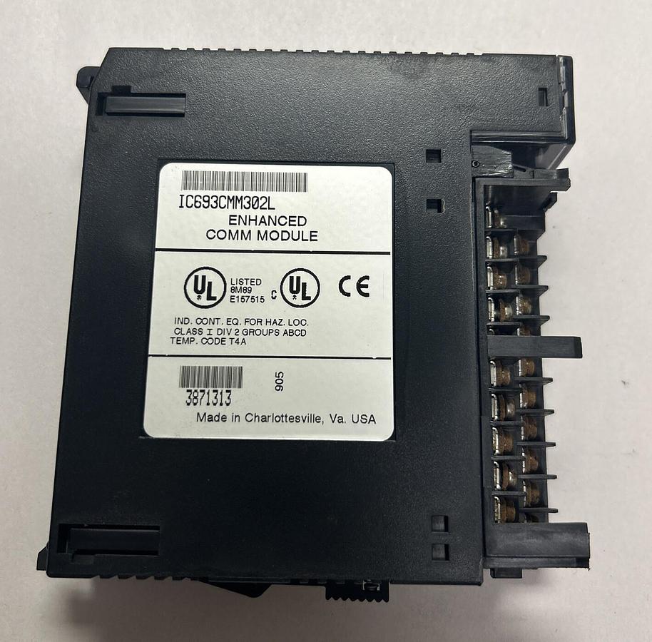Used GE FANUC,IC693CMM302L,ENHANCED COMM MODULE