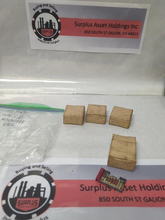 WESTINGHOUSE,503C561628,TYPE MW OVERLOAD THERMAL HEATER RELAY LOT OF 4 NOS