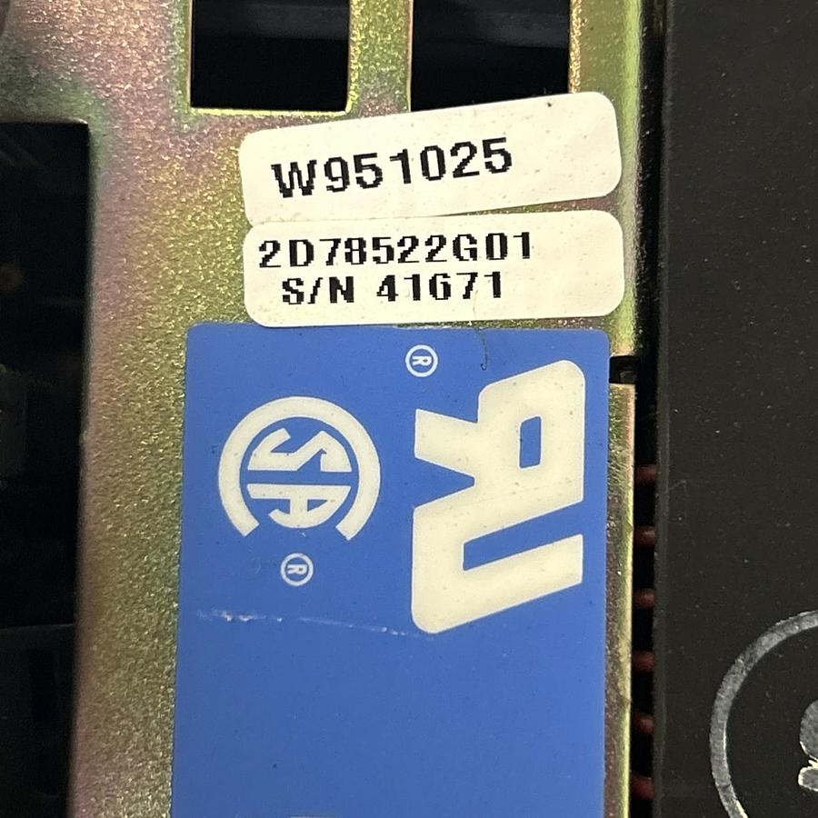 Used WESTINGHOUSE,2D78522G01,IQ DATA PLUS II MODULE