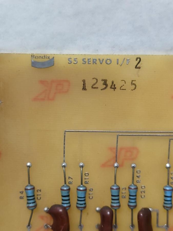 Used BENDIX,3734944A,S5 SERVO I/F-2 CIRCUIT BOARD PRE-OWNED