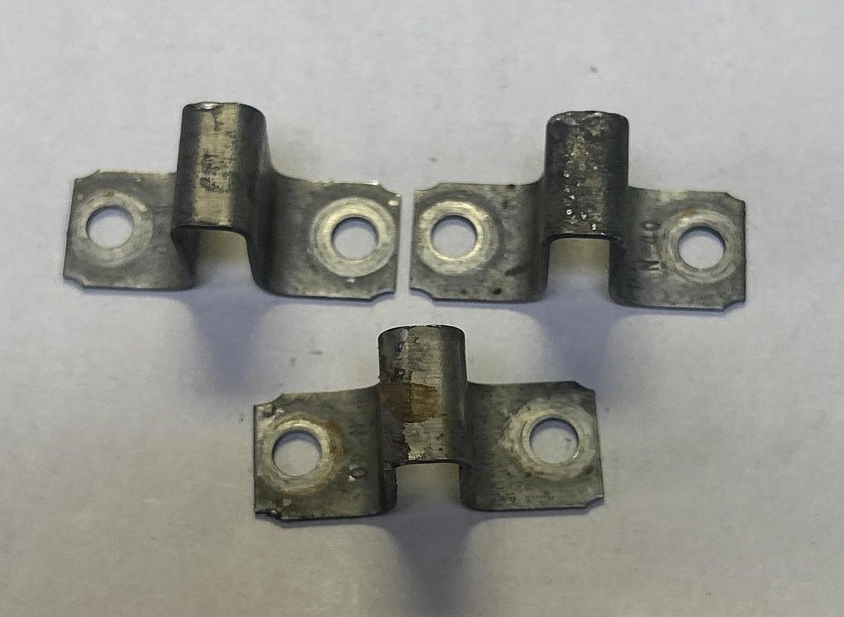 Used ALLEN BRADLEY,N40,THERMAL OVERLOAD HEATER ELEMENT LOT OF 3
