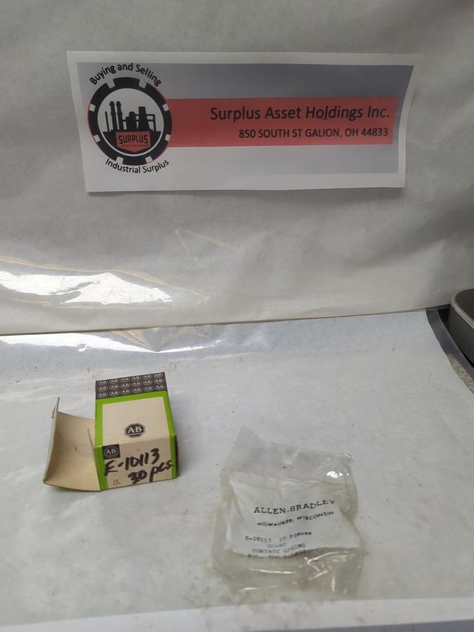 ALLEN BRADLEY,E-10113,NO-NC CONTACT SPRING PACK OF 10 NOS