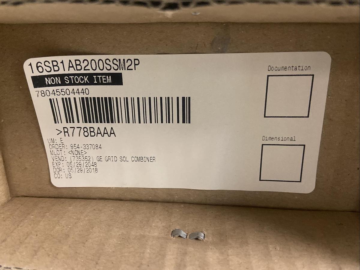 Used General Electric GE,16SB1AB200SSM2P,Rotary Switch