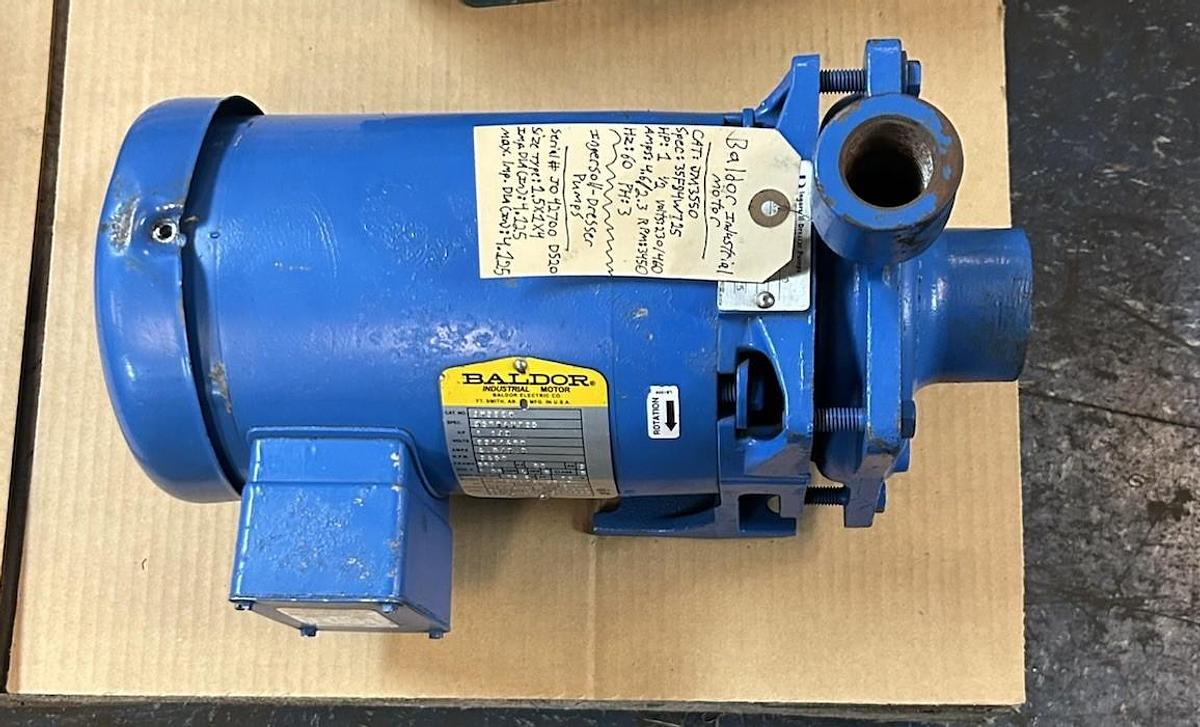 Used INGERSOLL-DRESSER,D520,PUMP CENTRIFUGAL PUMP 1.5HP 230/460V 3PH 1.5X1X4