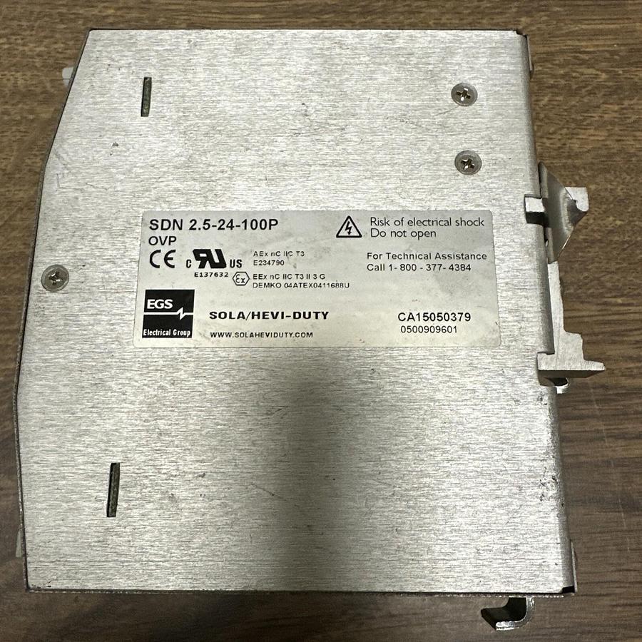 Used Sola,SDN 2.5-24-100P,Power Supply