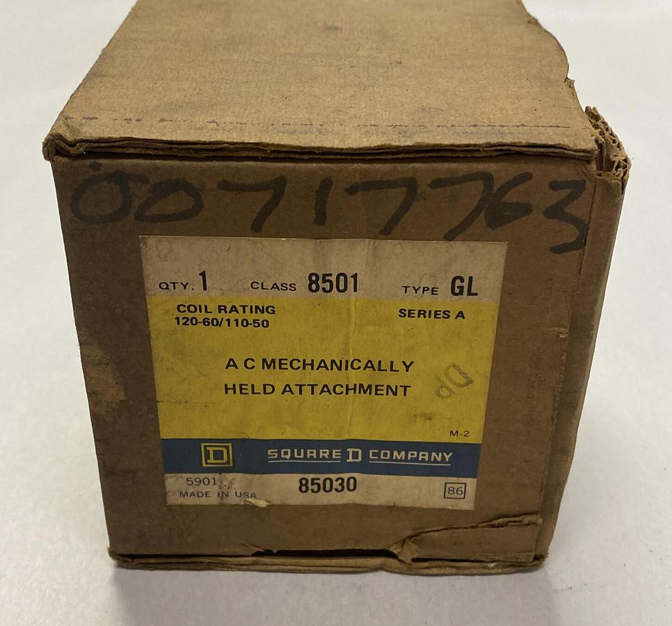 SQUARE D,8501-GL AC,MECHANICALLY HELD ATTACHMENT NOS
