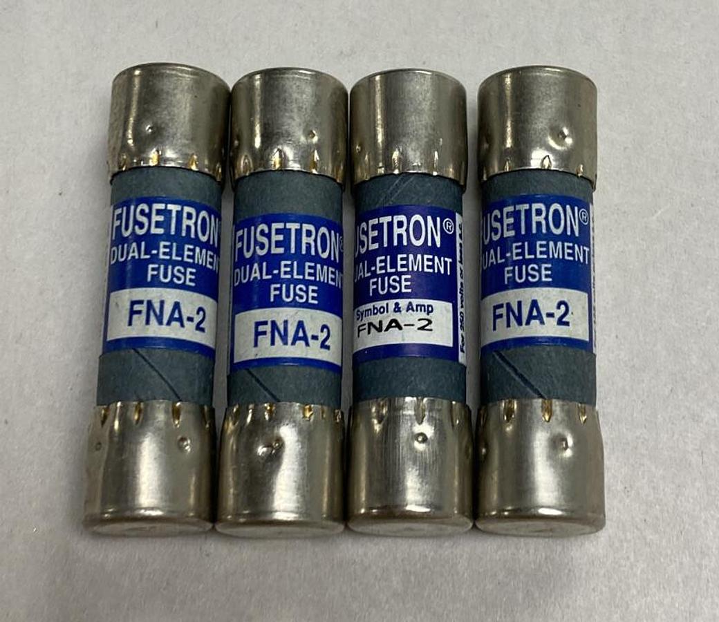 Cooper Bussmann,FNA-2,Fusetron Fuse Lot Of 4
