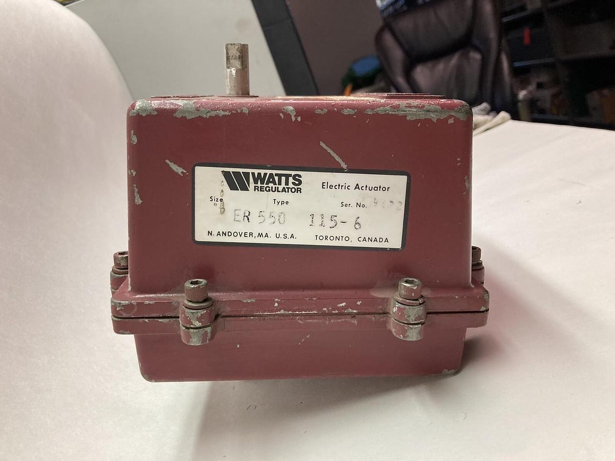 Used Watts Regulator,Type ER 550,Electric Actuator