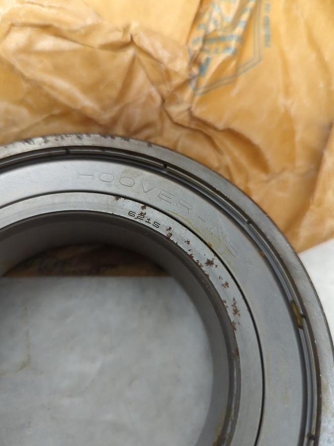 HOOVER/NSK,6215ZZ,DEEP GROOVE BALL BEARING DOUBLE METAL SHIELDED NOS