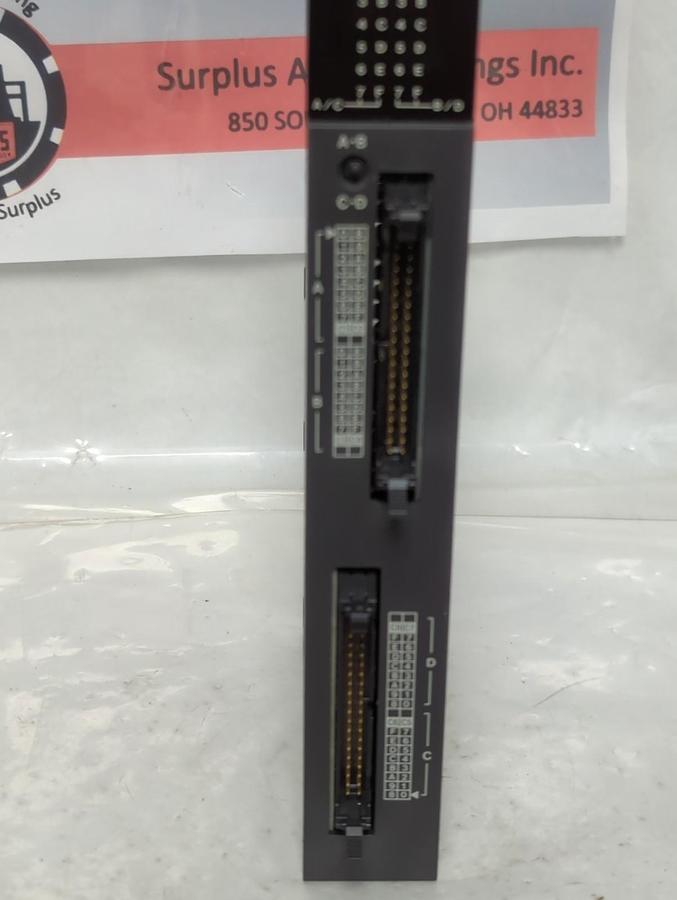 Used TOSHIBA,TC64D1,PROVISOR PROGRAMMABLE CONTROLLER INPUT MODULE 24VDC 7mA PRE-OWNED