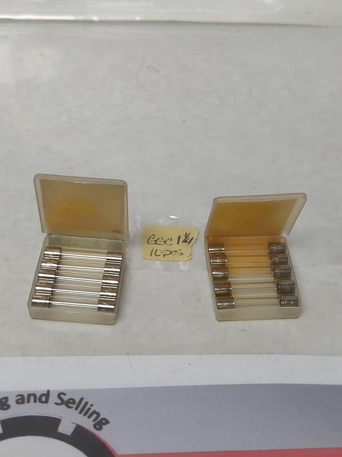 GOULD SHAWMUT,GGC-1-1/4,FAST ACTING 1-1/4 AMP LOT OF 10 NOS