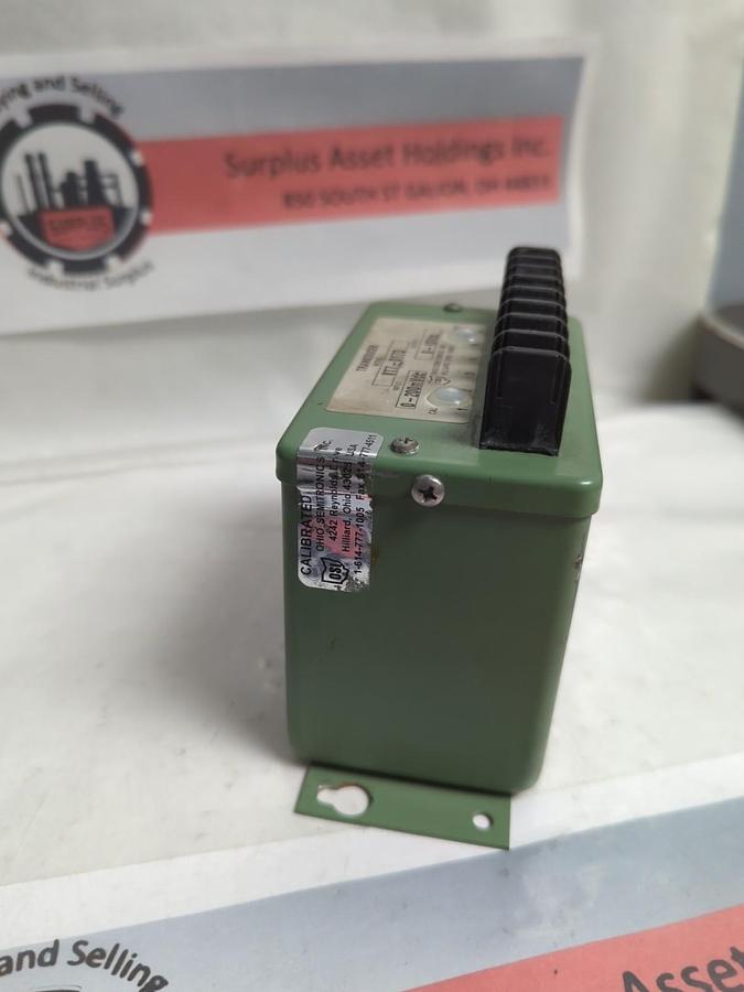 Used OHIO SEMITRONICS,VT7-01D,VOLTAGE TRANSDUCER IN 0-200Vdc OUT 0-10Vdc PRE-OWNED