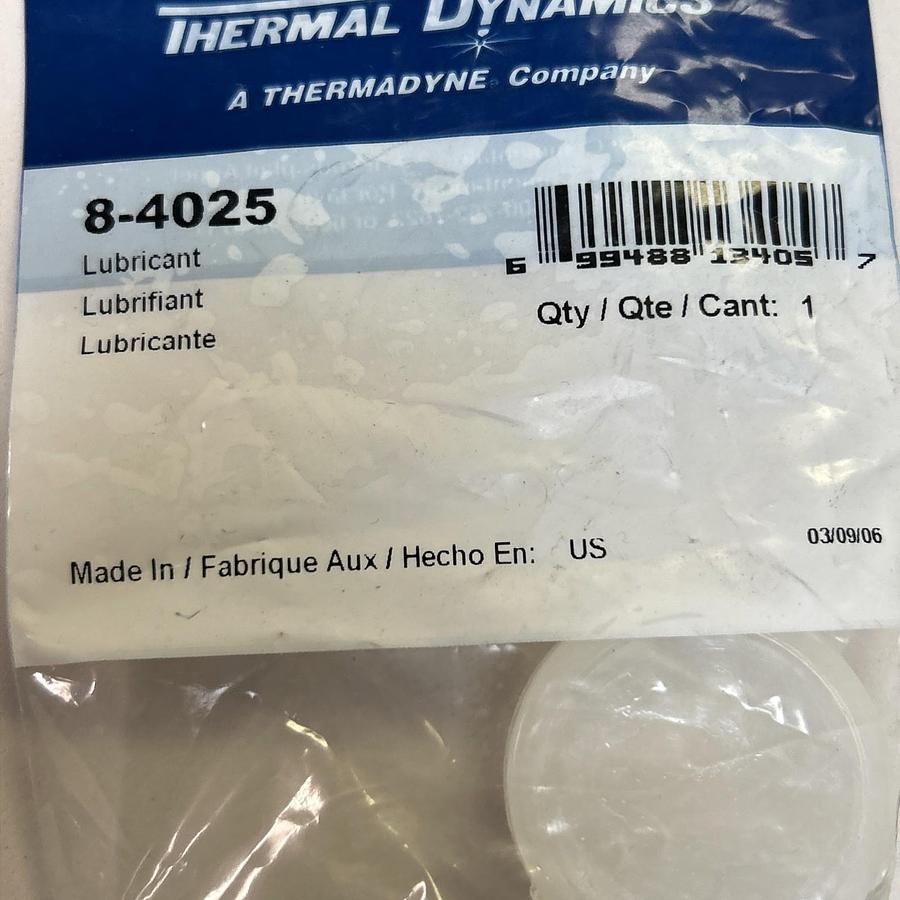 THERMAL DYNAMICS,8-4025,PLASMA LUBRICANT LOT OF 5 NEW