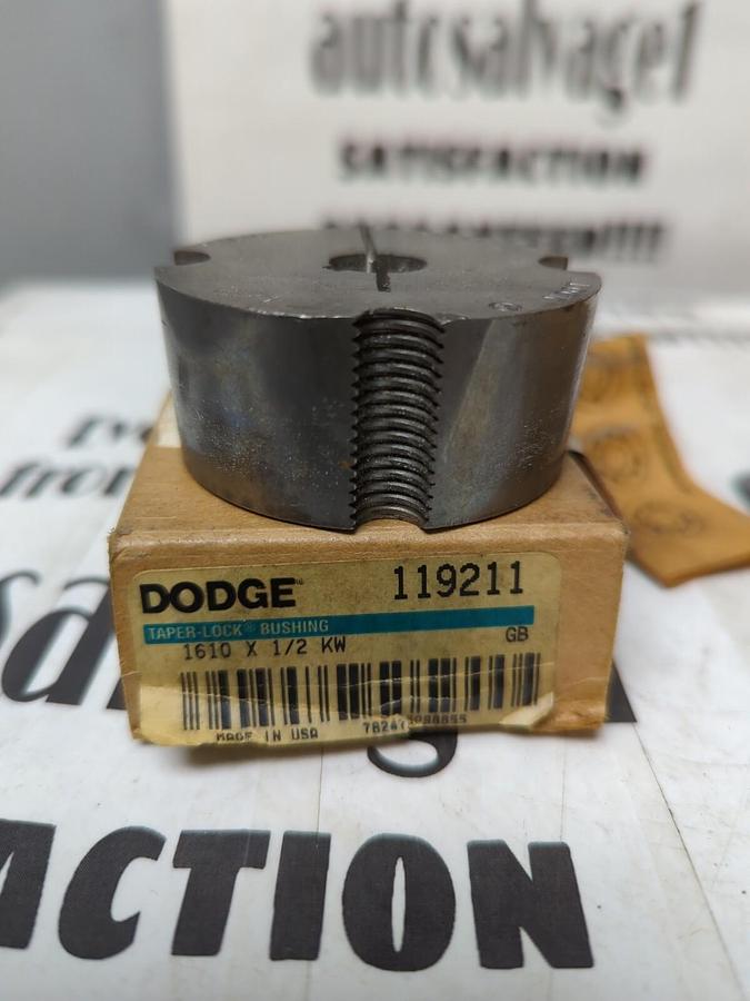 DODGE,119211 1610X1/2-KW,TAPER-LOCK BUSHINGS LOT OF 2