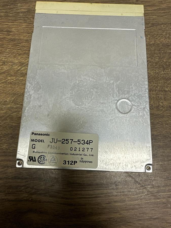 Used Panasonic,JU-257-534P,Floppy Drive