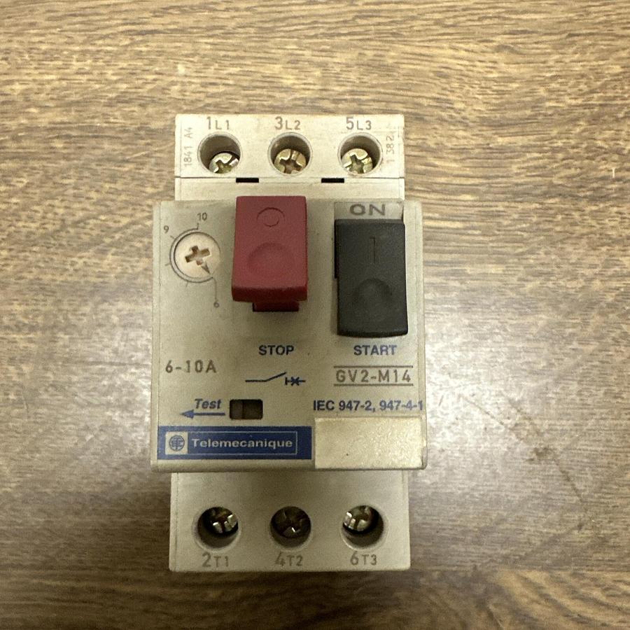 Used Telemecanique,GV2-M14,Manual Starter