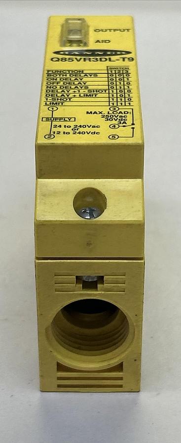 Used BANNER,Q85VR3DL-T9,PHOTOELECTRIC SENSOR