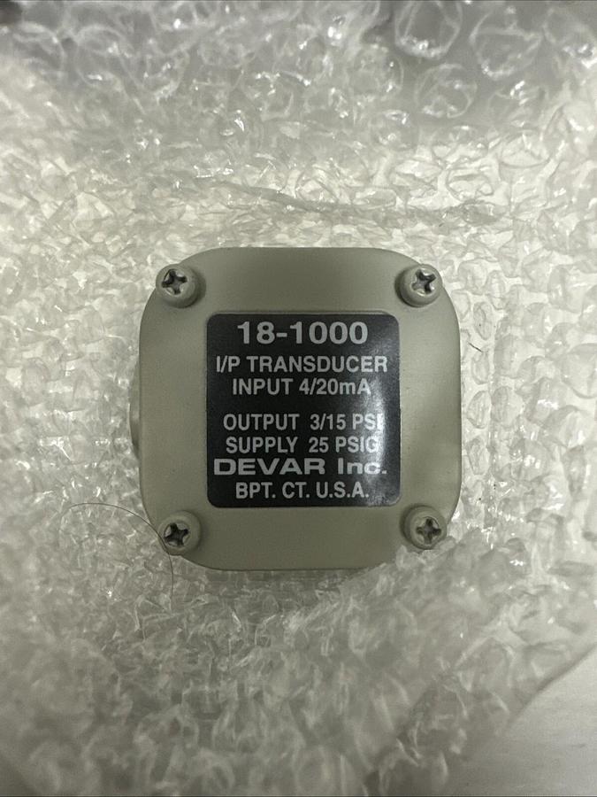 Devar,18-1000,I/P Transducer
