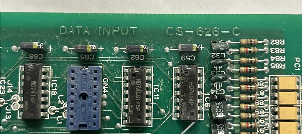 Used UNBRANDED,CS-626-C,DATA INPUT CIRCUIT BOARD