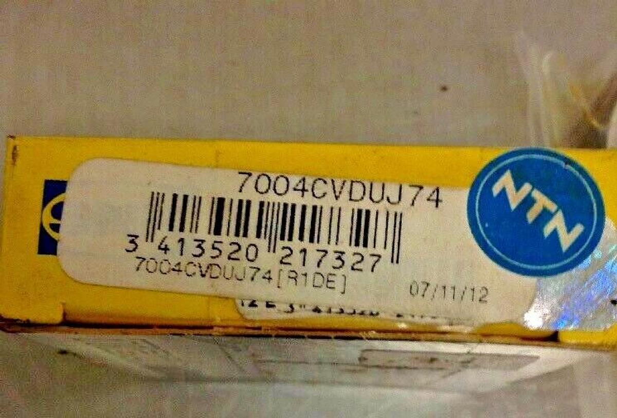 NTN/SNR, 7004CVDUJ,High Precision Angular Contact Ball Bearings Original Sealed
