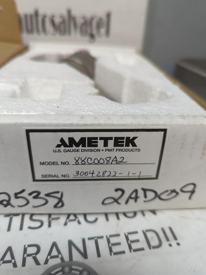AMETEK,88C008A2,PRESSURE TRANSMITTER 0-5000 PSI NOS