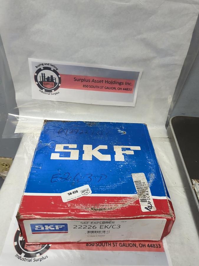 SKF,22226 EK/C3,SPHERICAL ROLLER BEARING NOS
