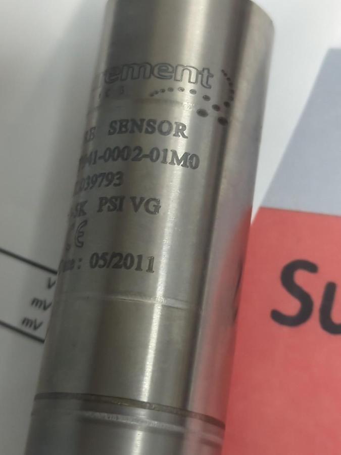 Used MEASUREMENT SPECIALTIES,P941-0002-01M0,PRESSURE SENSOR PRE-OWNED