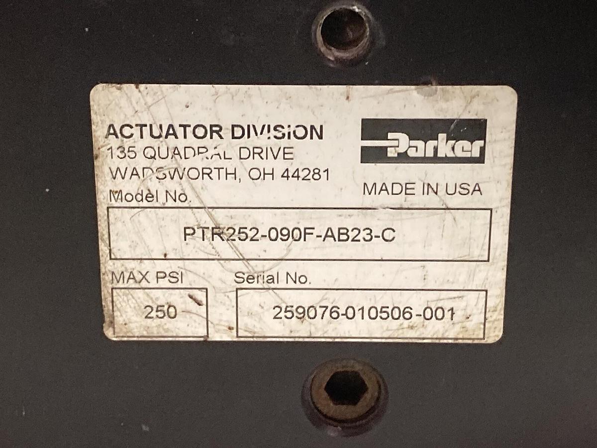 Parker,PTR152-090F-AB23-C,Pneumatic Actuator 250 PSI