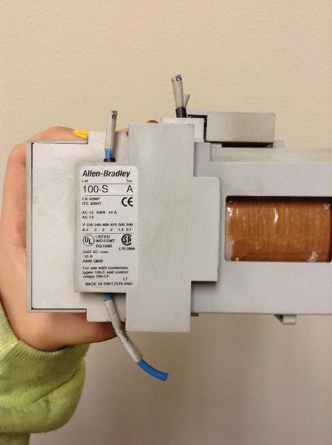 Used ALLEN BRADLEY,100-C43Z*00,SER.A- Attached 100-S and 100-FSD250 SER A LOT OF 6