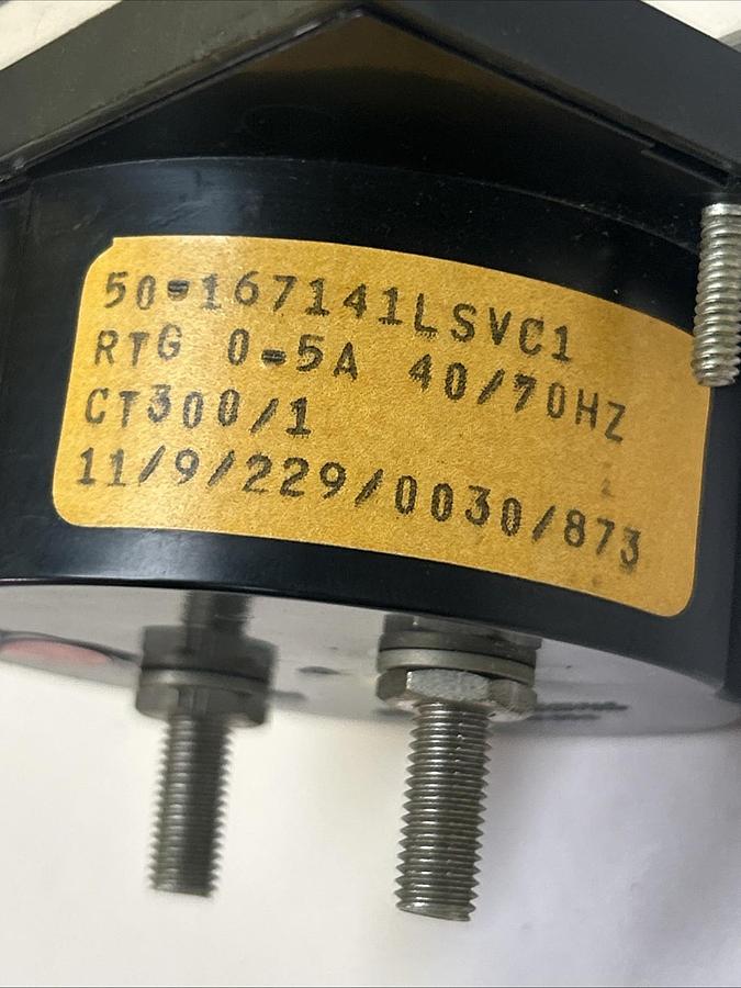 Used GENERAL ELECTRIC,50-167141LSVC1,PANEL METER 0-1.5 AC KILOAMPERES NOS