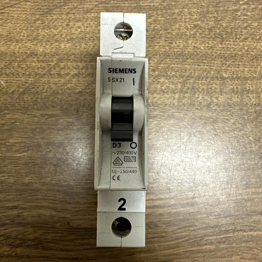 Used Siemens,5SX21 D3,Circuit Breaker
