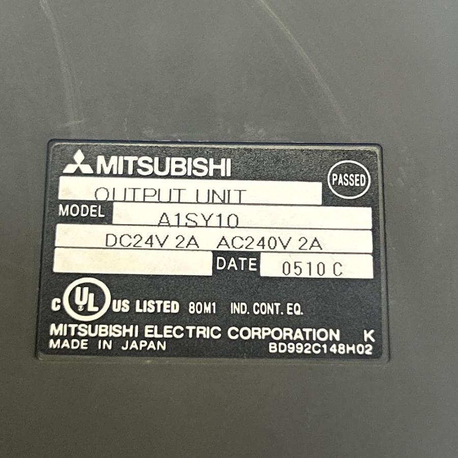 Used MITSUBISHI,MITSUBISHI,A1SY10,OUTPUT UNIT MODULE,OUTPUT UNIT MODULE