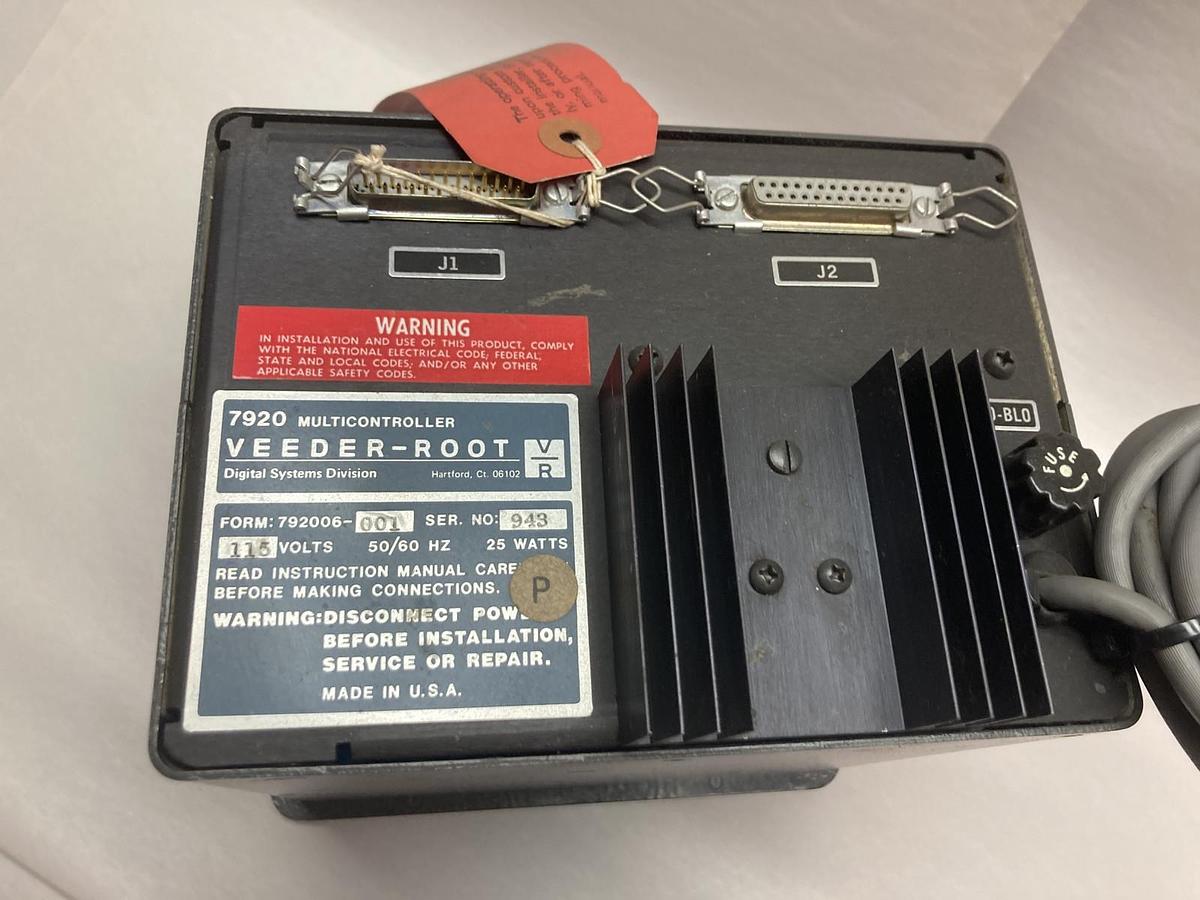 Used Veeder Root,792006-001,7920 Programmable Multicontroller